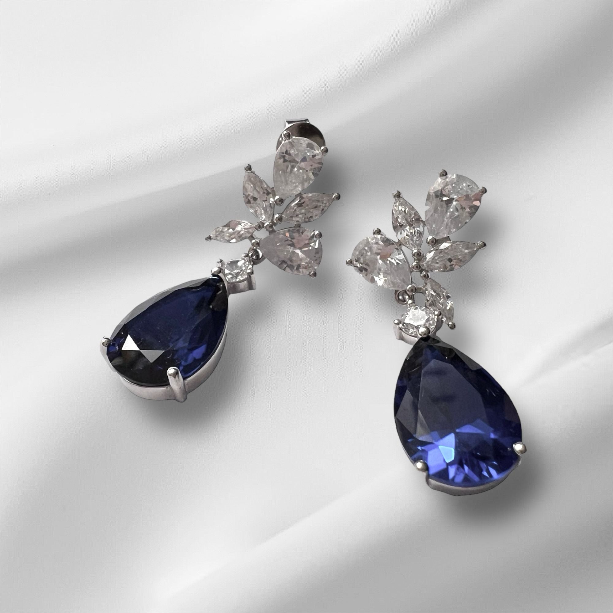 Silver Drop Earrings
