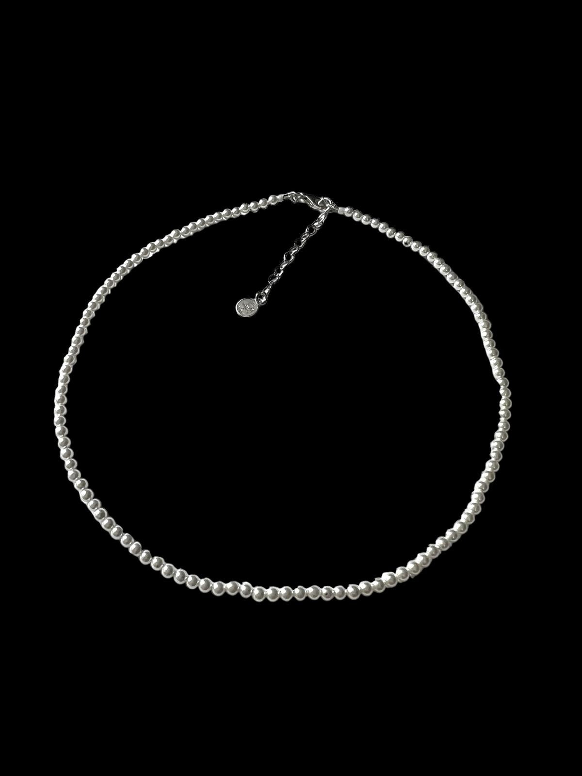 Silver Pearl Necklace