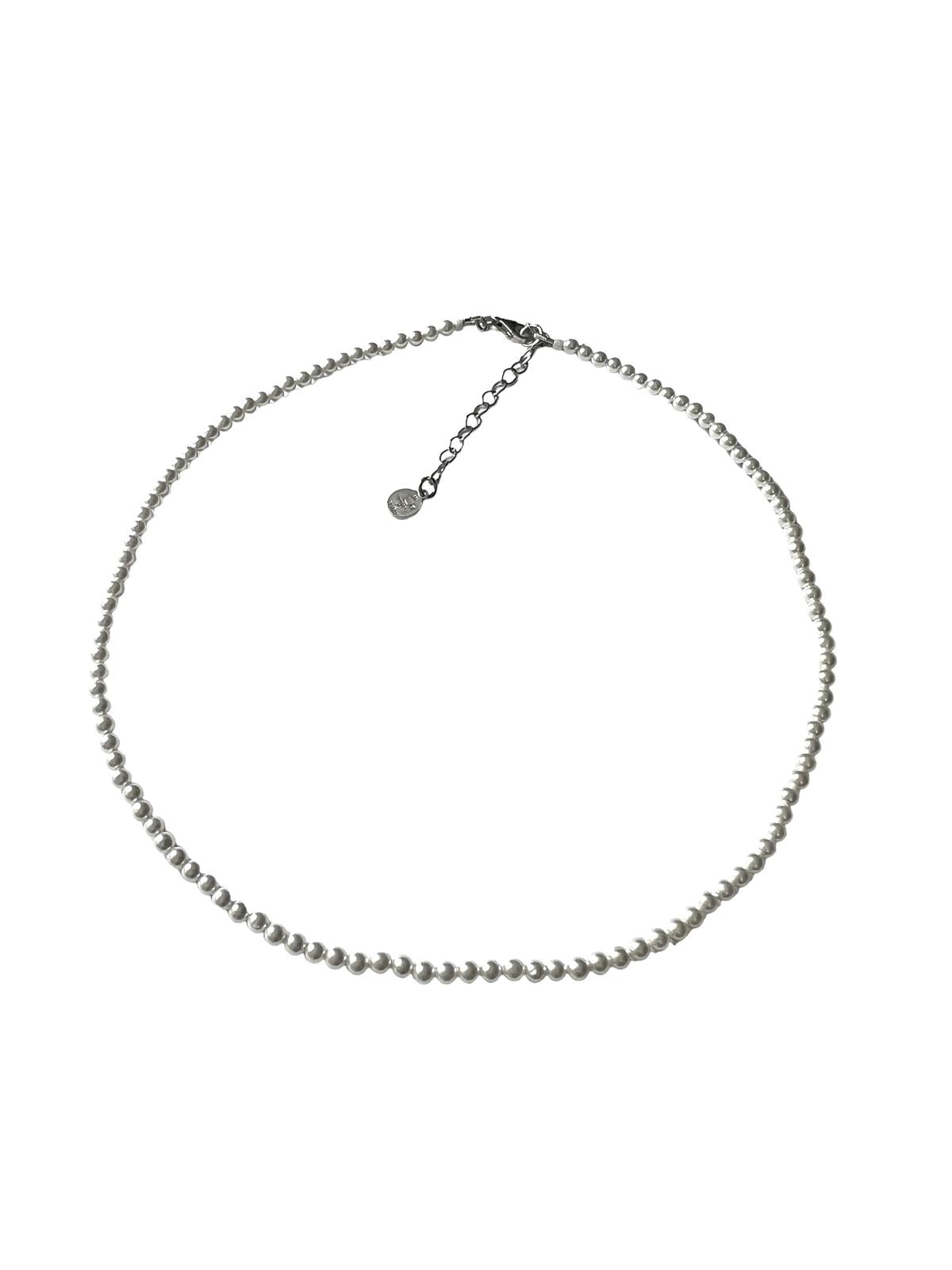 Silver Pearl Necklace