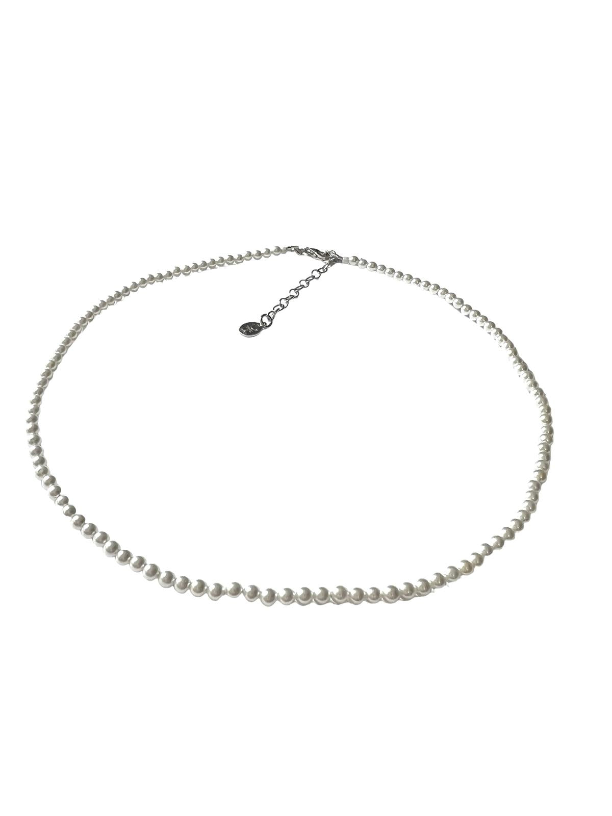 Silver Pearl Necklace