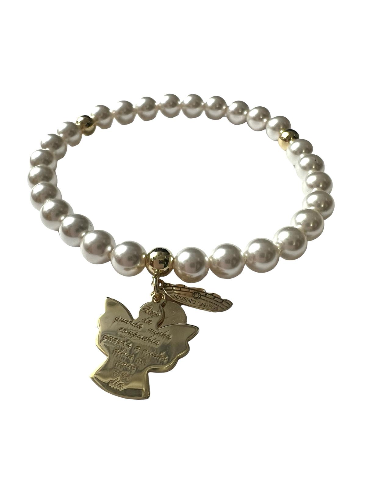 Guardian Angel Bracelet in Gold Plated Silver