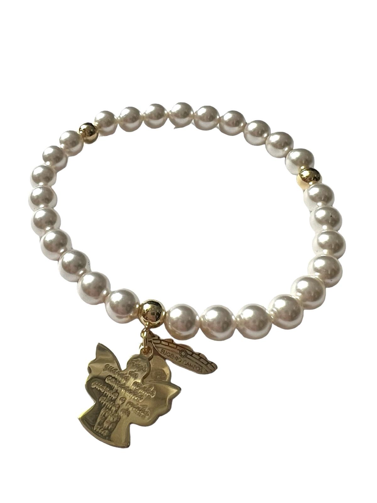 Guardian Angel Bracelet in Gold Plated Silver