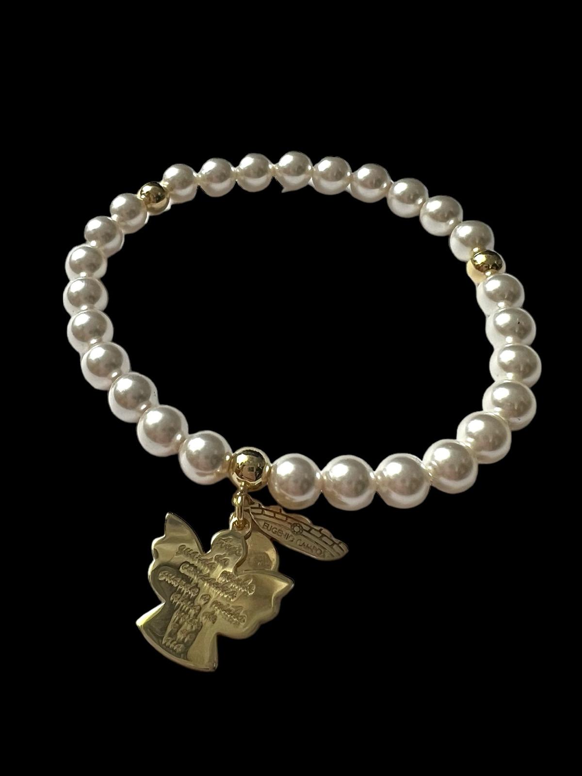 Guardian Angel Bracelet in Gold Plated Silver