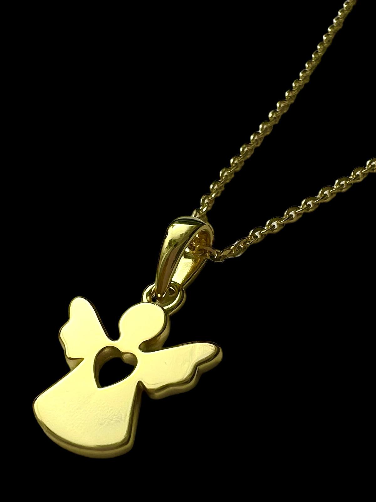 Angel Necklace in Gold Plated Silver