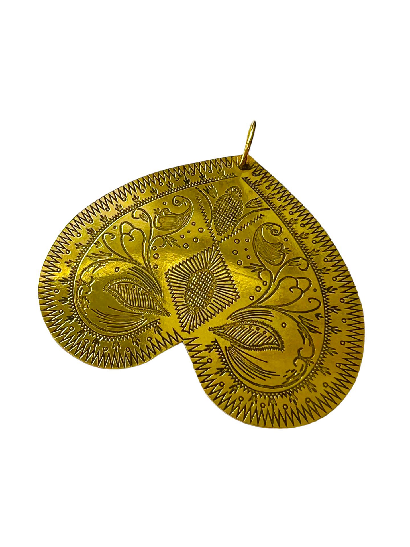 Gold Plated Butterfly Medal