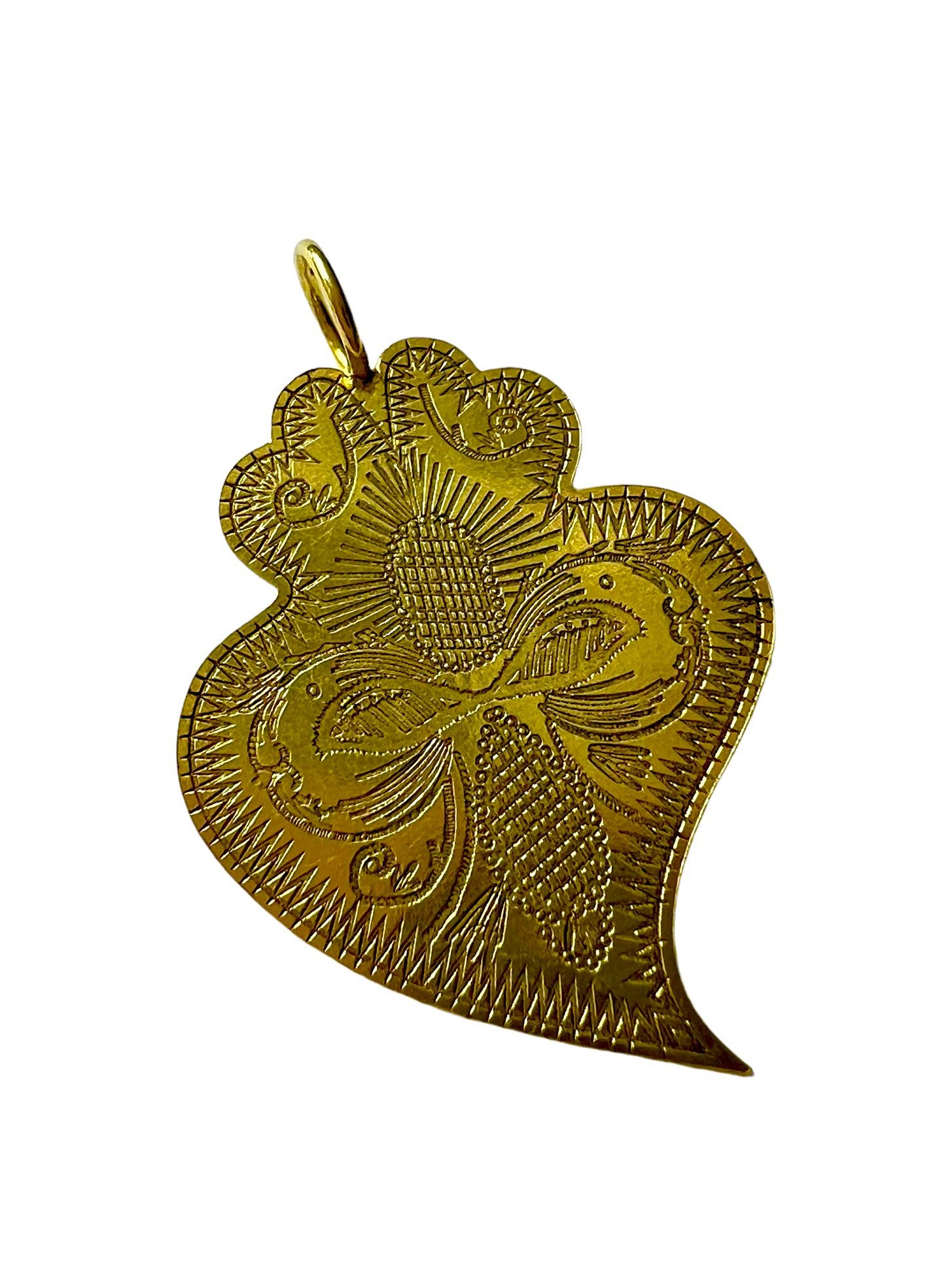 Heart of Viana Medal in Gold Plated Silver