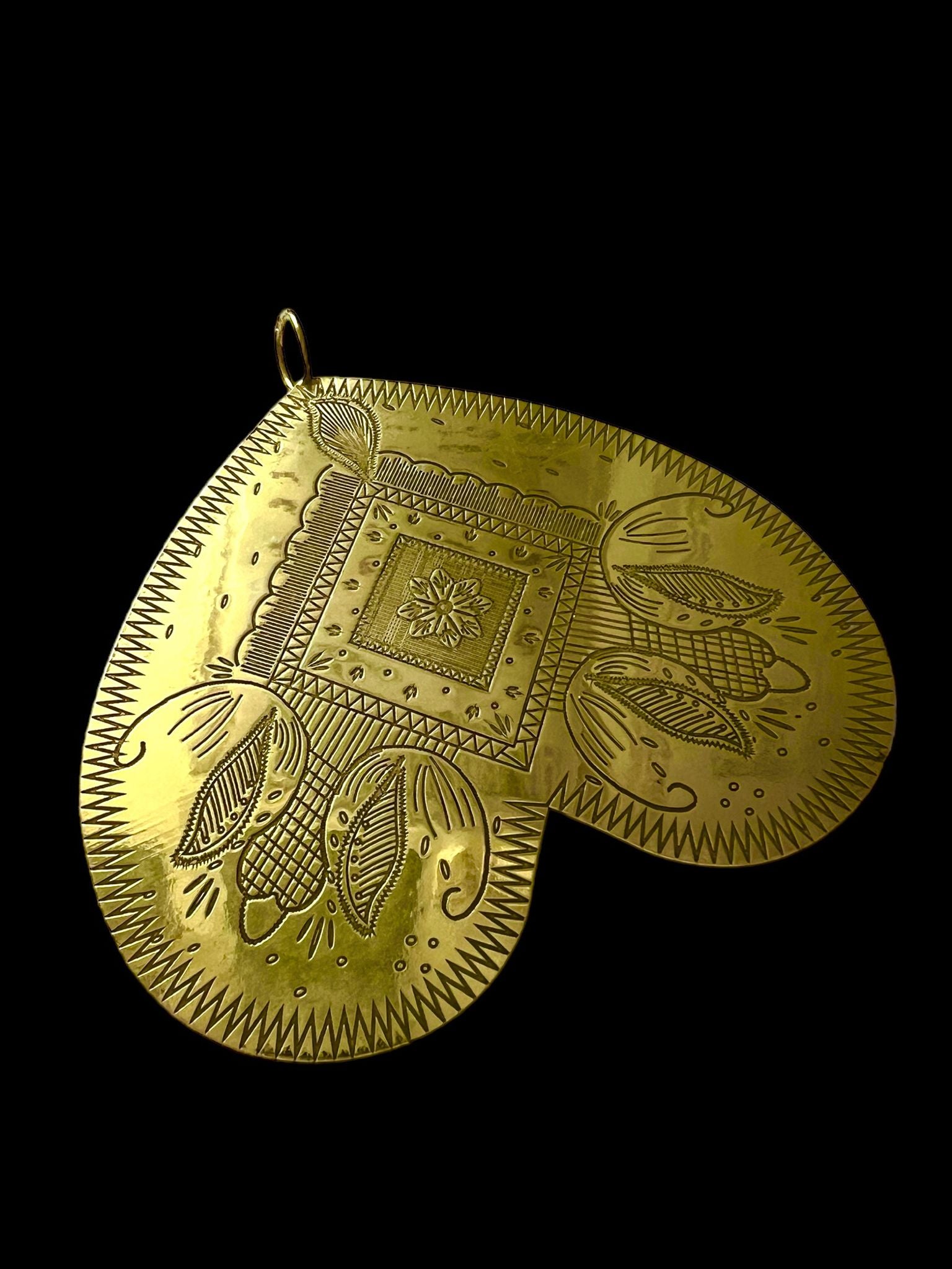 Gold Plated Butterfly Medal