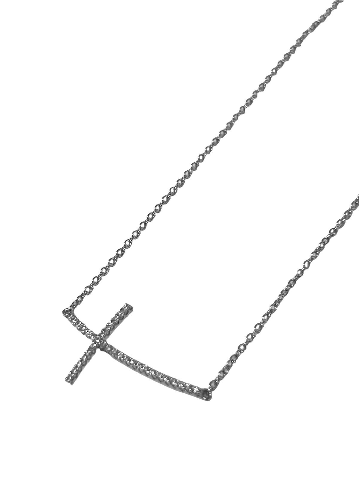 Silver Cross Necklace