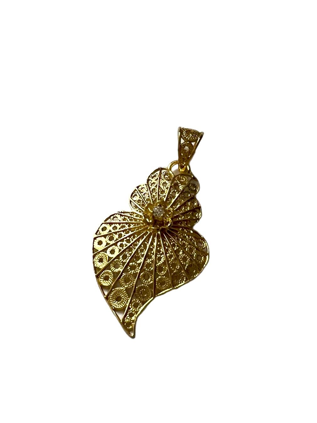 Heart of Viana Medal in Gold Plated Silver