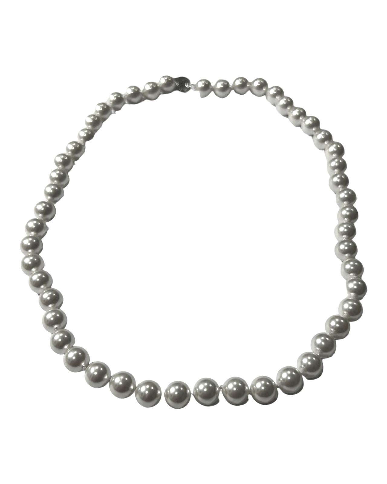 Silver Pearl Necklace