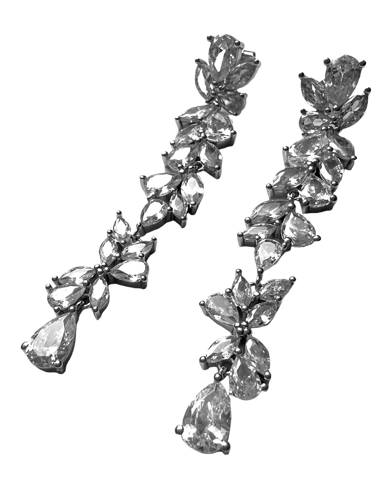 Silver Flower Earrings