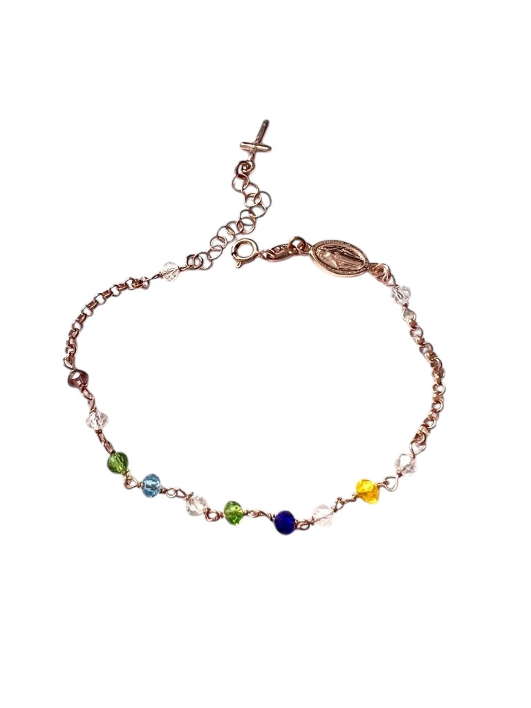 Rosary Silver Rosary Bracelet