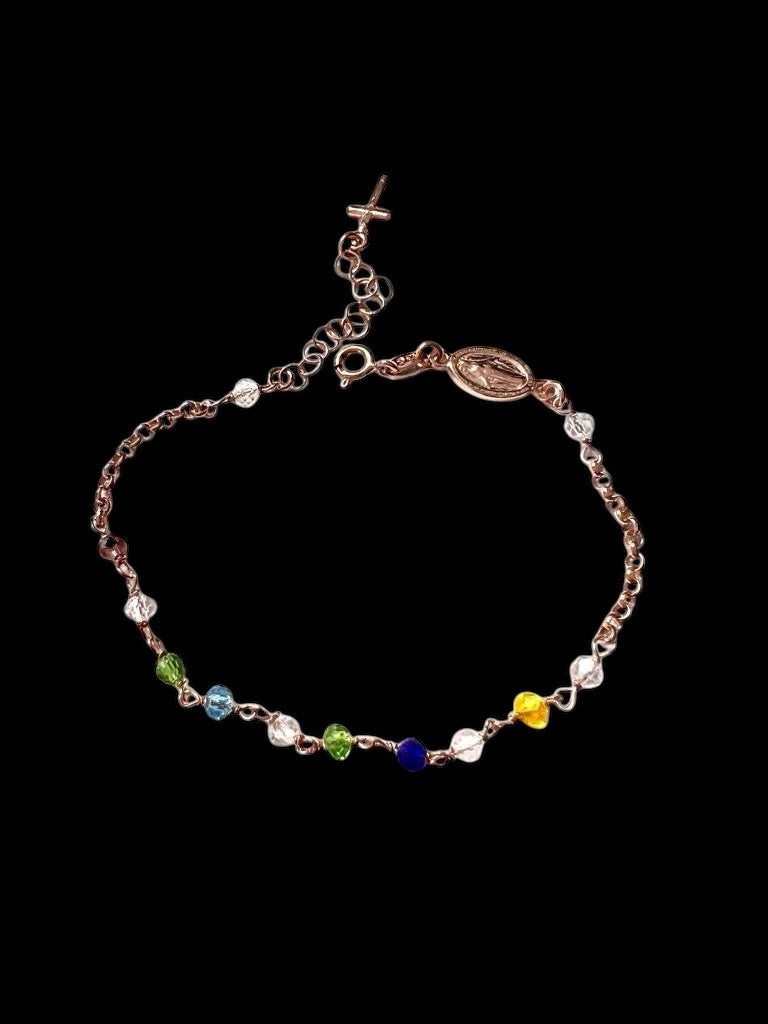 Rosary Silver Rosary Bracelet