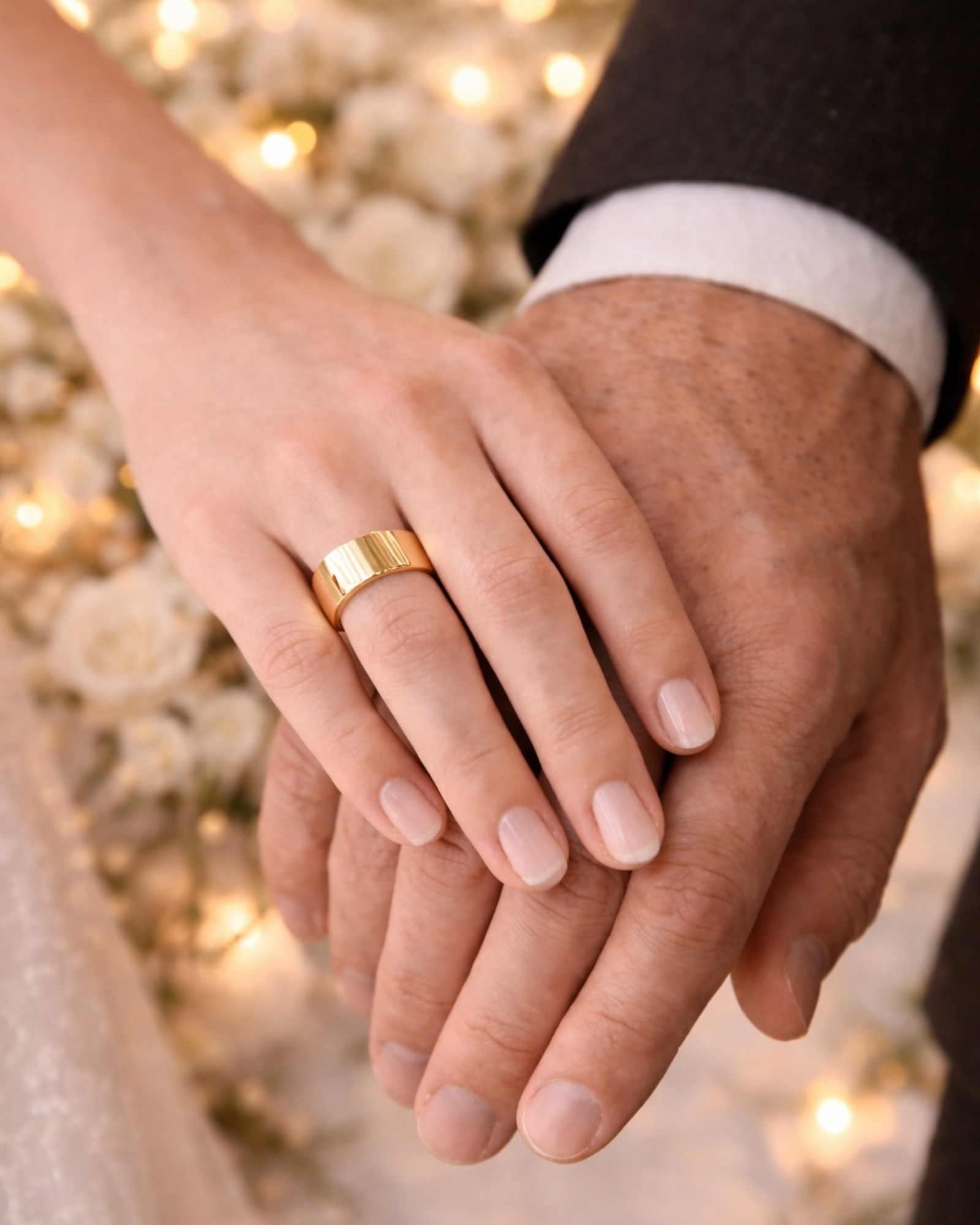 Aliança de Casamento Quadrada 7mm