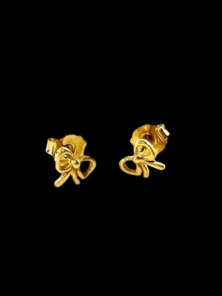 Brincos Laços de Criança em Ouro 19kl