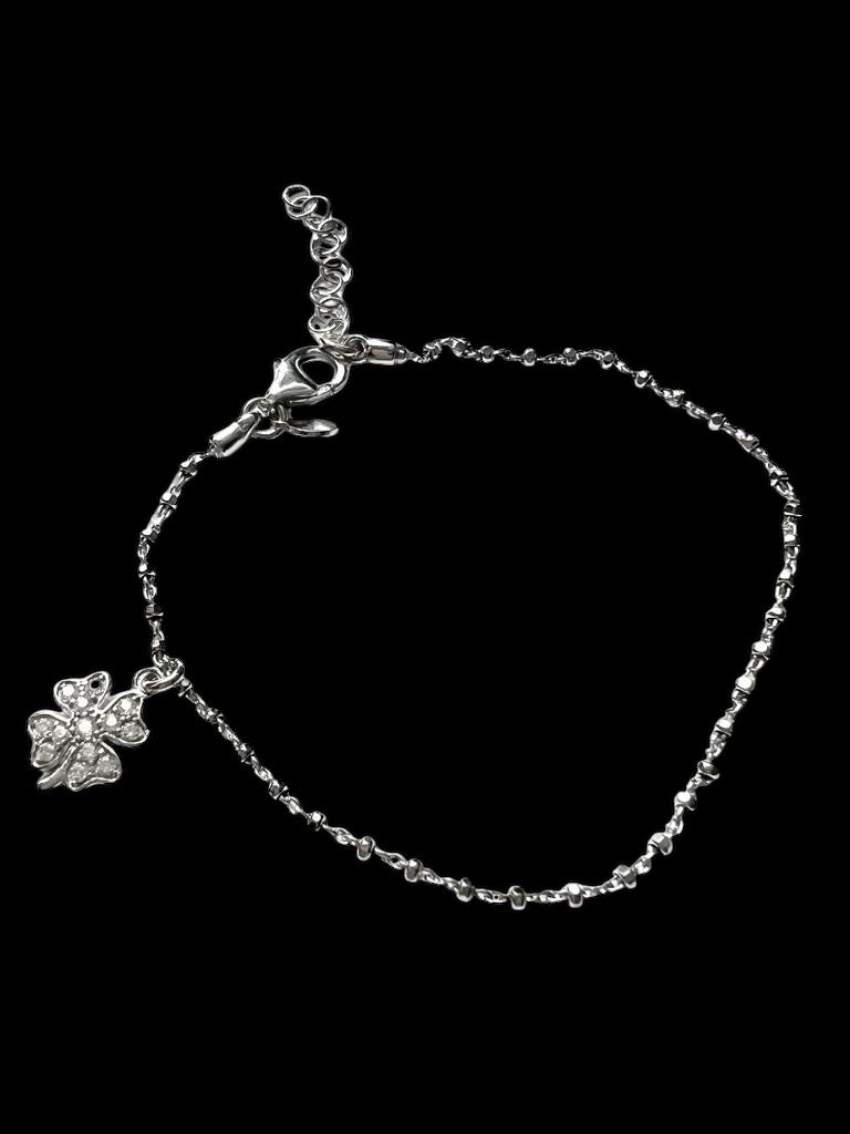 Pulseira Trevo em Prata