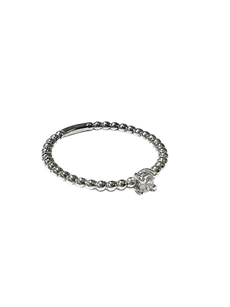 White Gold Solitaire Engagement Ring