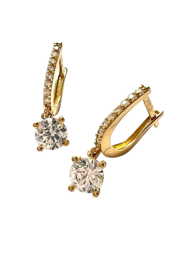 Gold Shiny Hoops