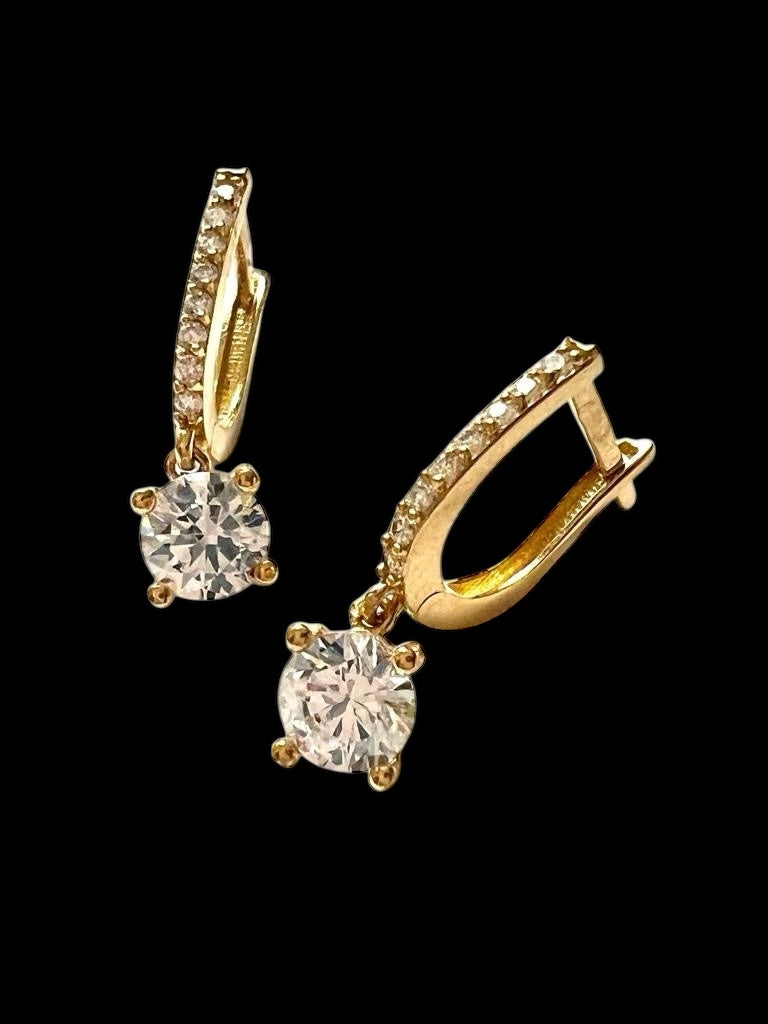 Gold Shiny Hoops
