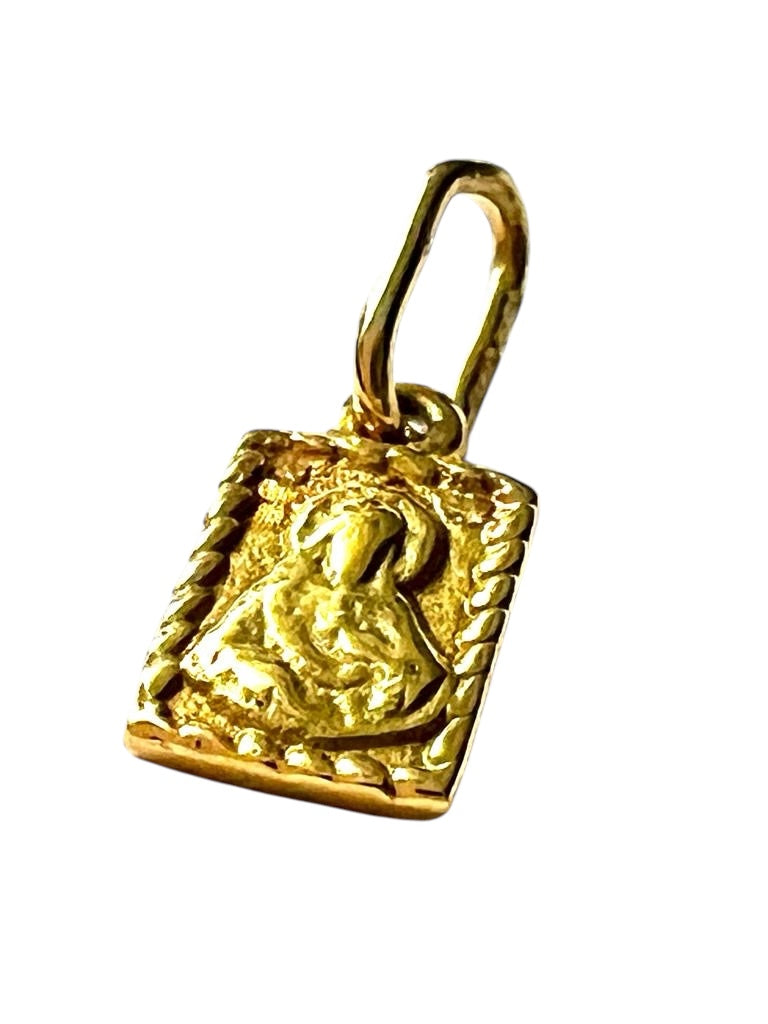 Scapular Medal in 19K Gold