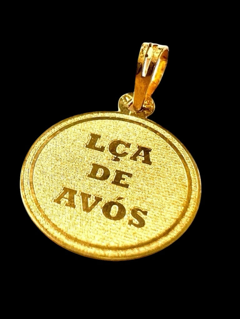 Medalha Lça de Avós em Ouro 19kl