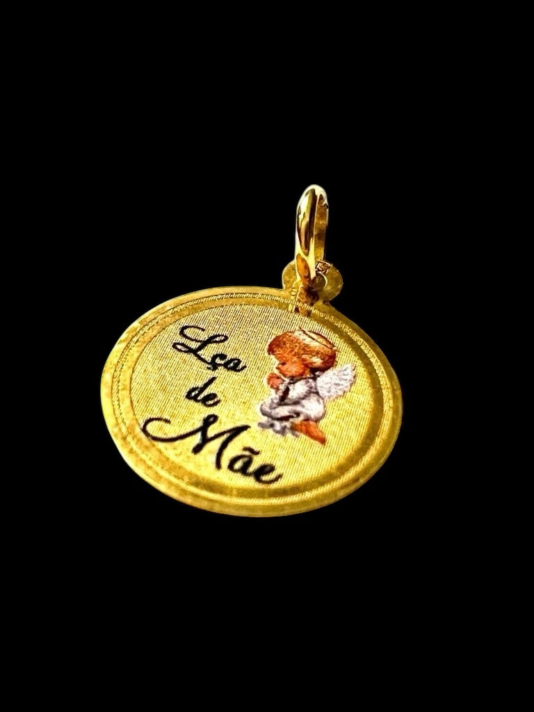 Medalha Lça de Mãe em Ouro 19kl