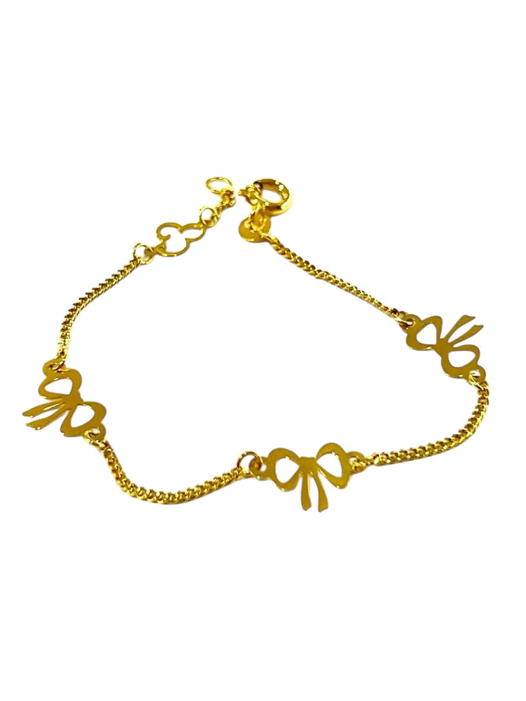 Pulseira Laços Ouro