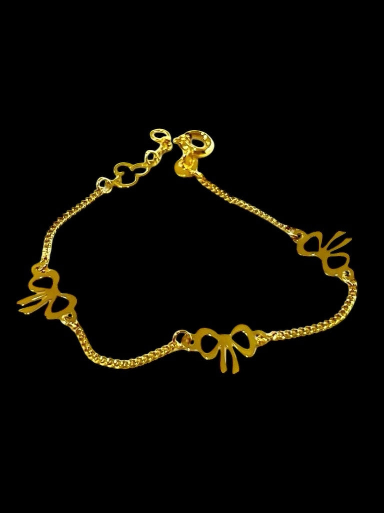 Pulseira Laços Ouro