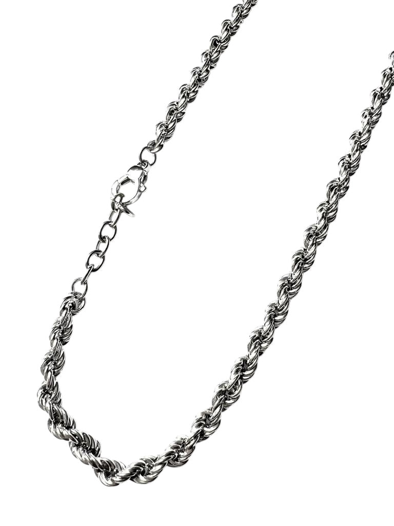 Colar Torcido em Prata