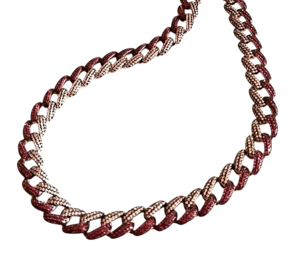 Colorful Silver Chain Necklace