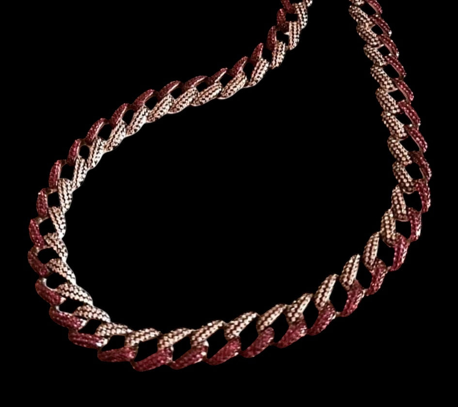 Colorful Silver Chain Necklace