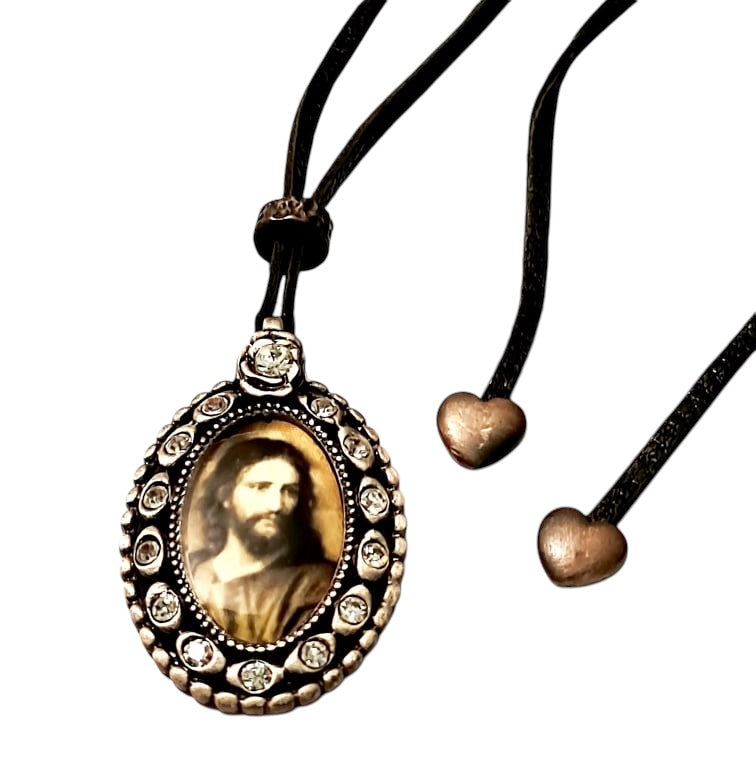 Colar Imagem de Jesus em Prata