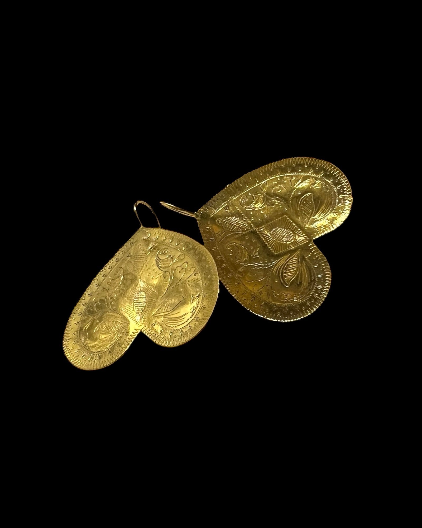 Gold Plated Butterfly Earrings