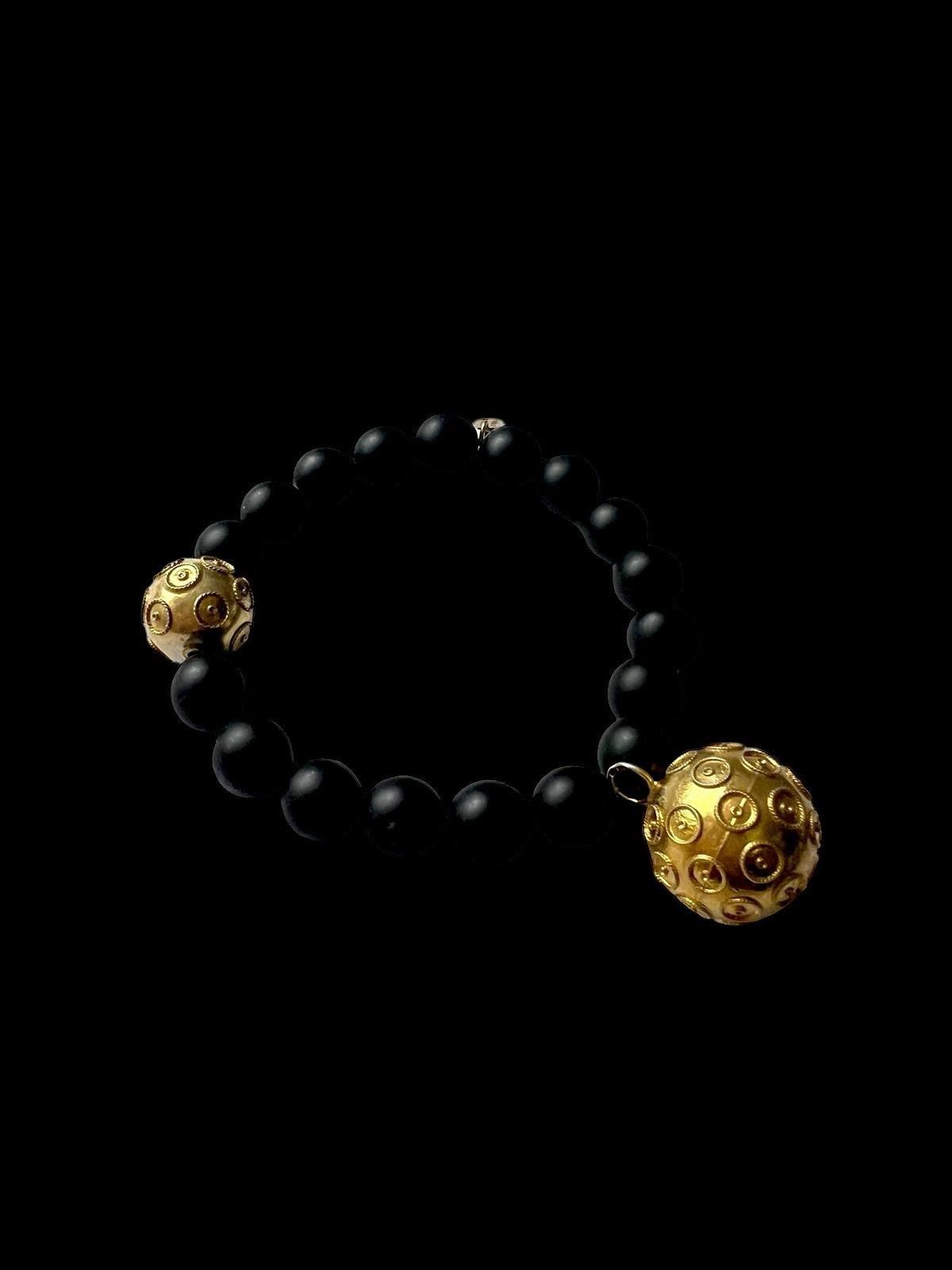Pulseira Conta de Viana em Prata Dourada