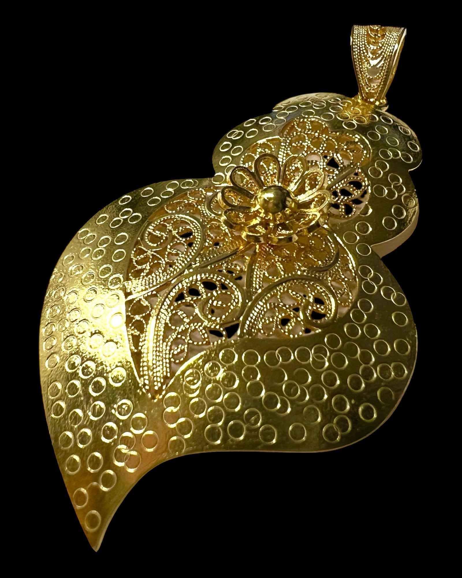 Heart of Viana Medal in Gold Plated Silver