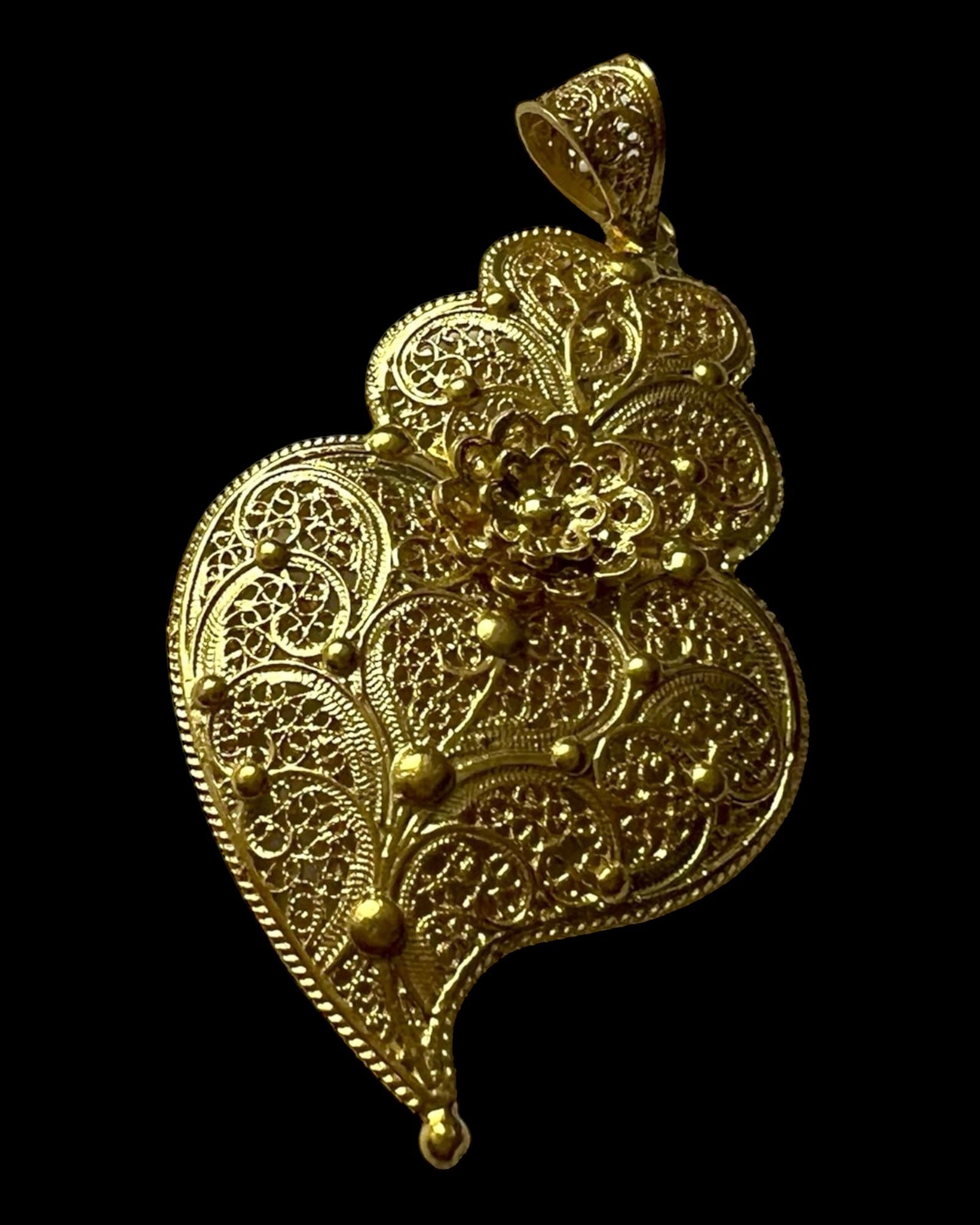 Heart of Viana Medal in Gold Plated Silver
