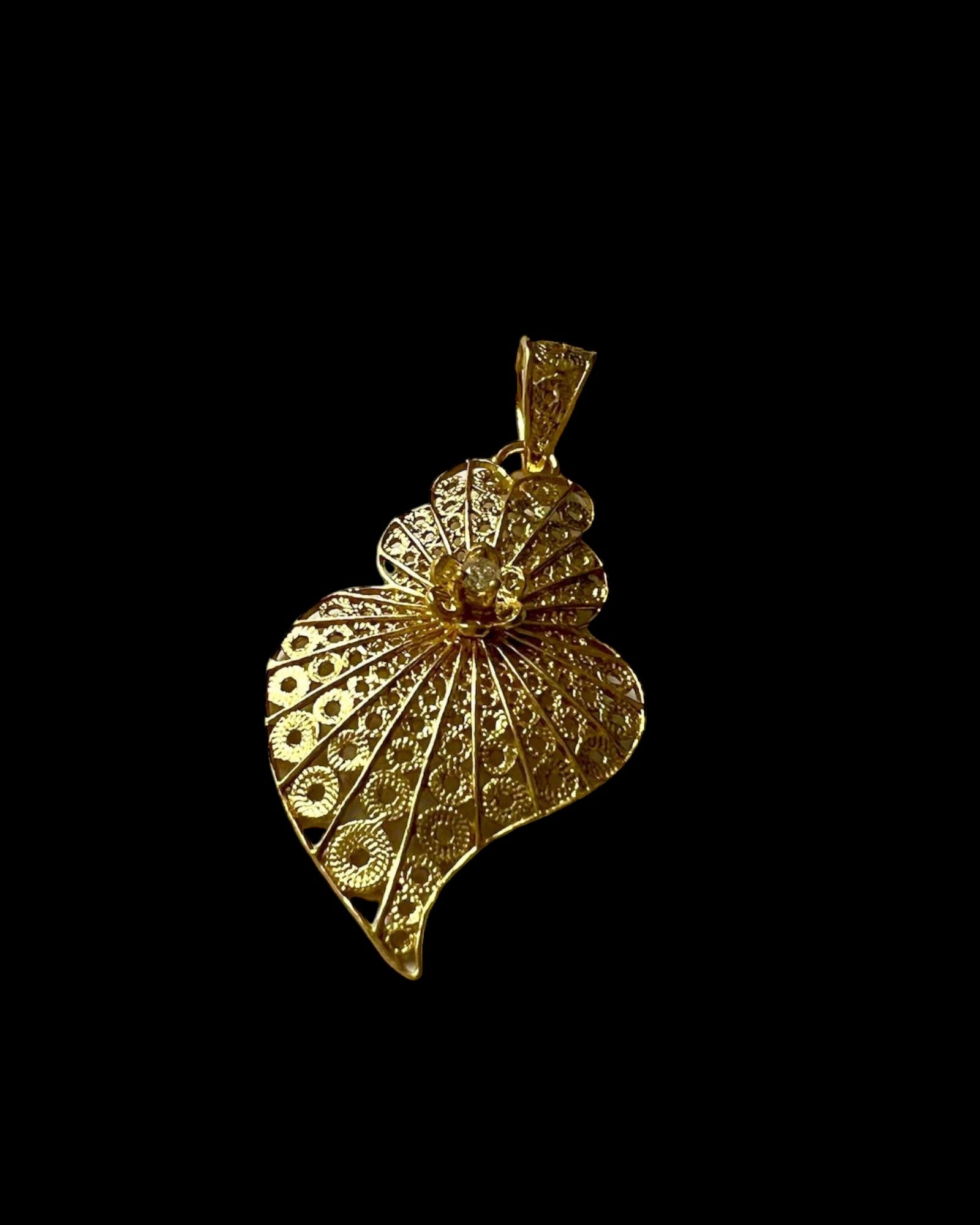 Heart of Viana Medal in Gold Plated Silver
