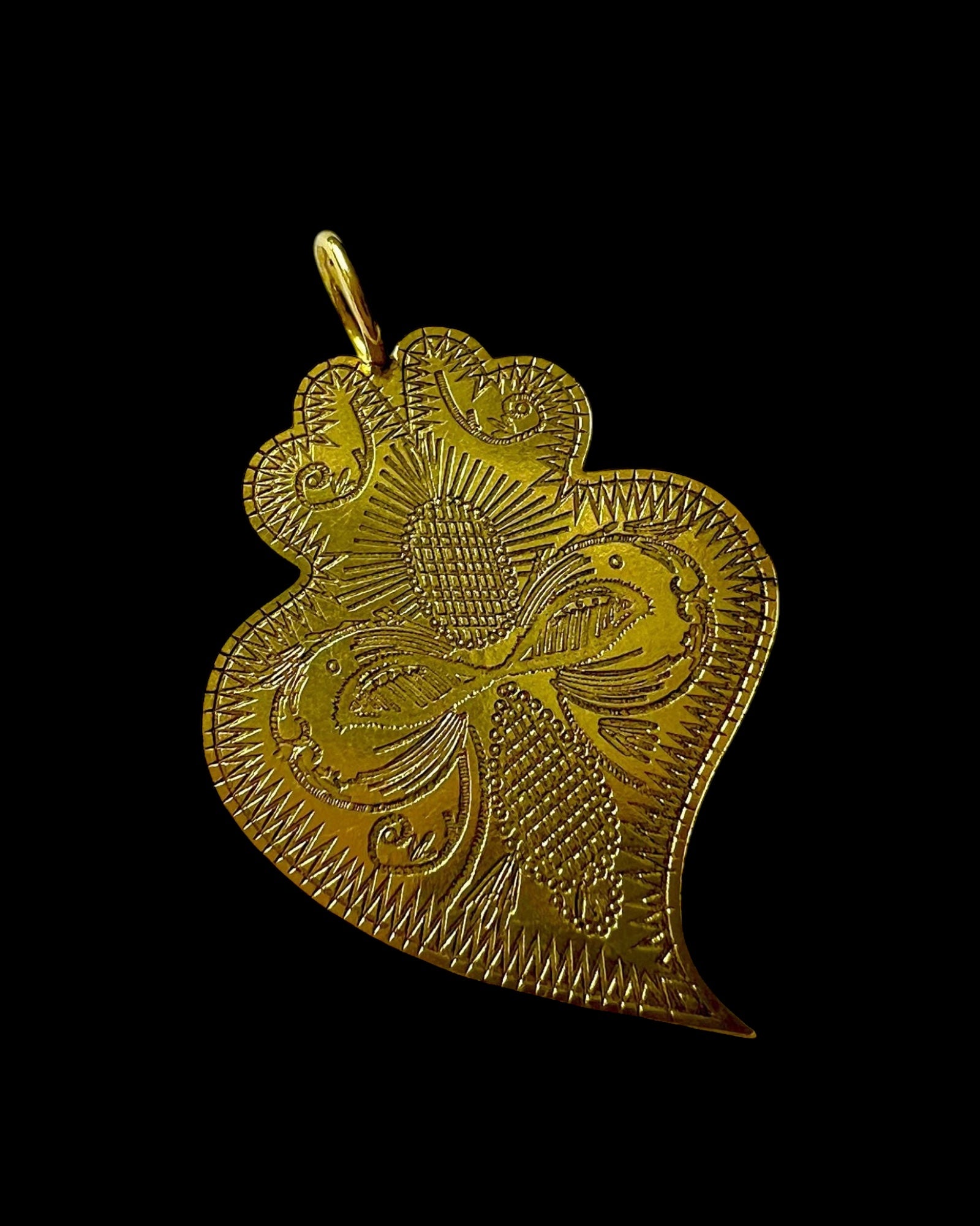Heart of Viana Medal in Gold Plated Silver