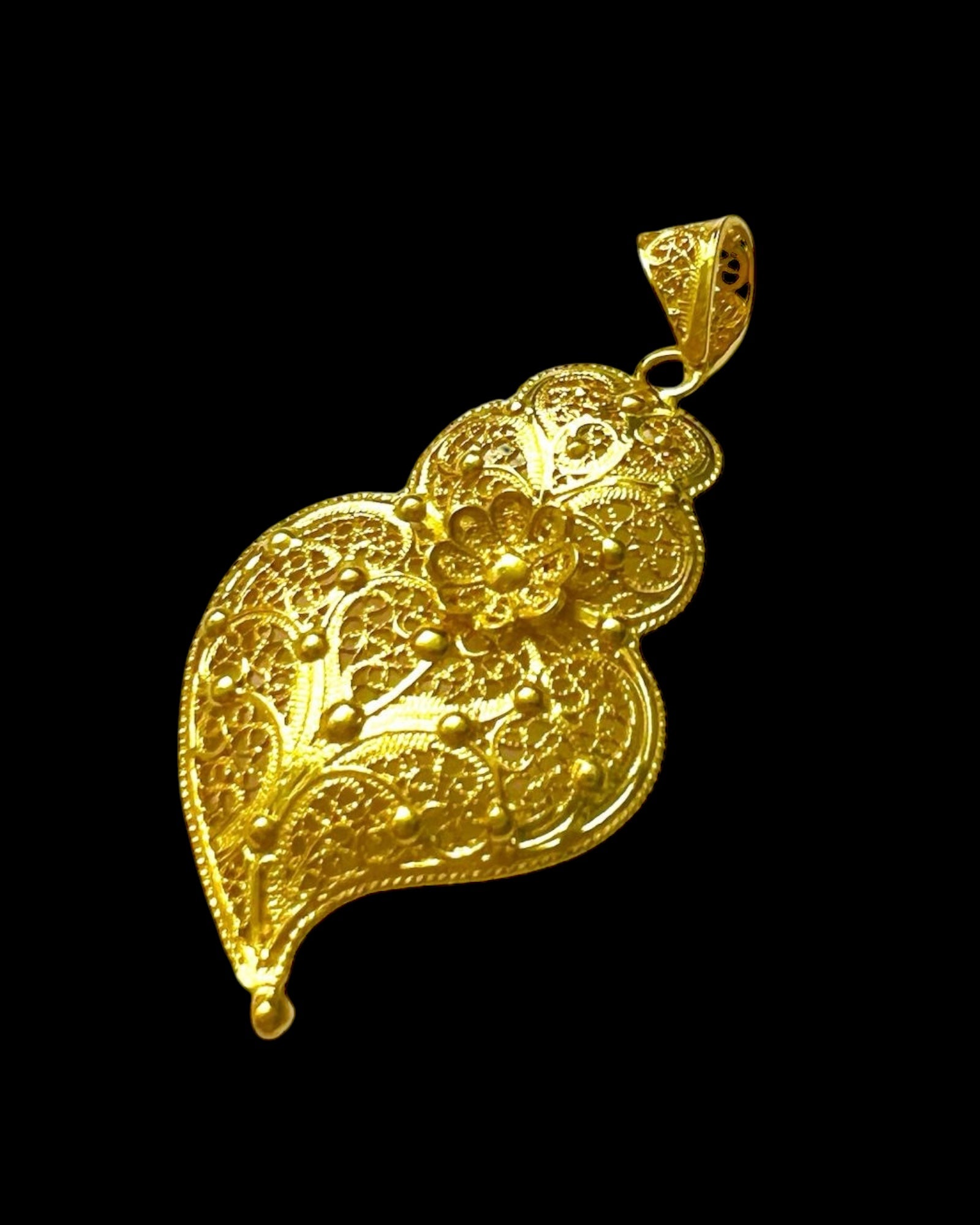 Heart of Viana Medal in Gold Plated Silver
