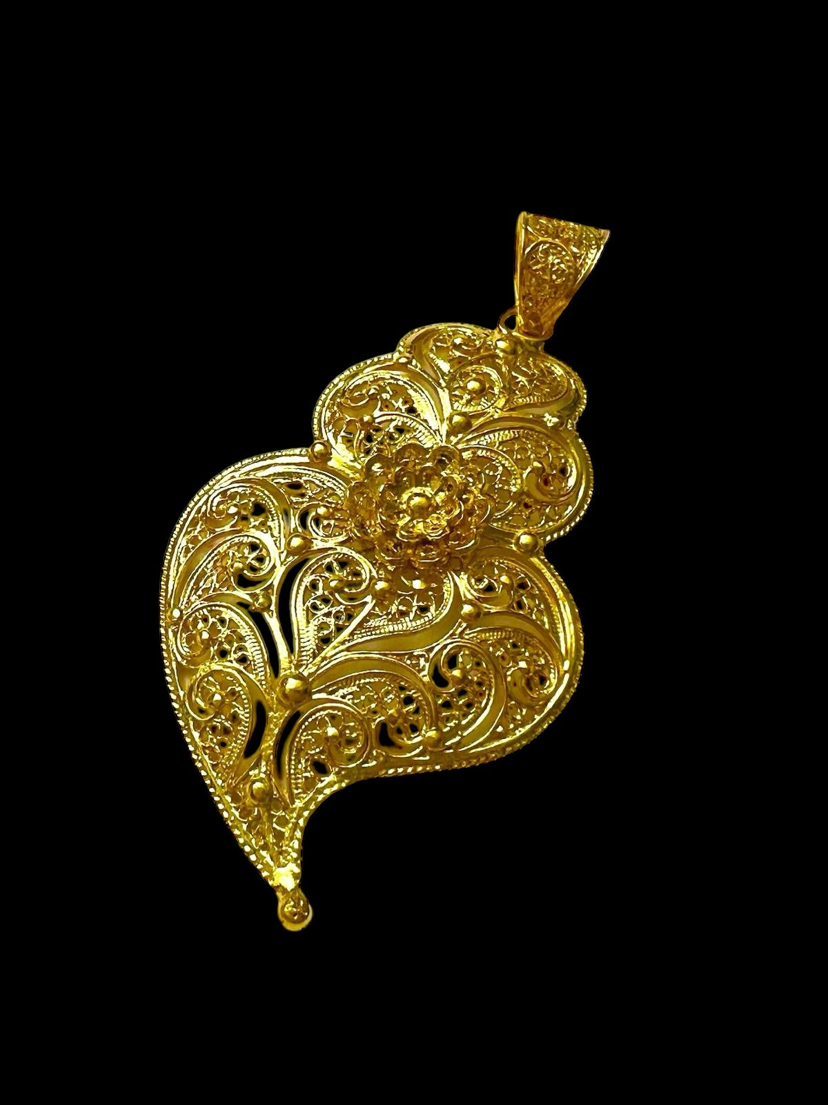 Heart of Viana Medal in Gold Plated Silver