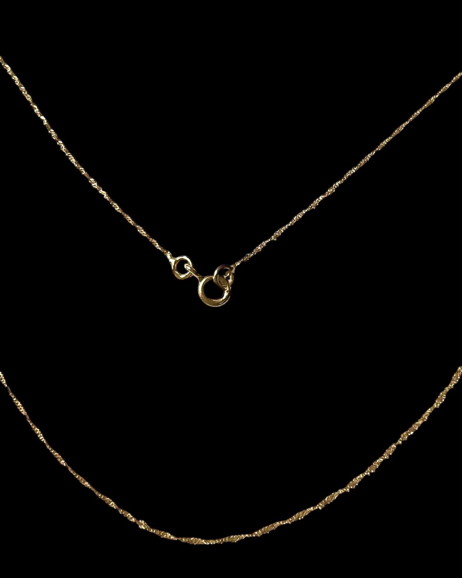 Singapore Mesh Necklace in Gold