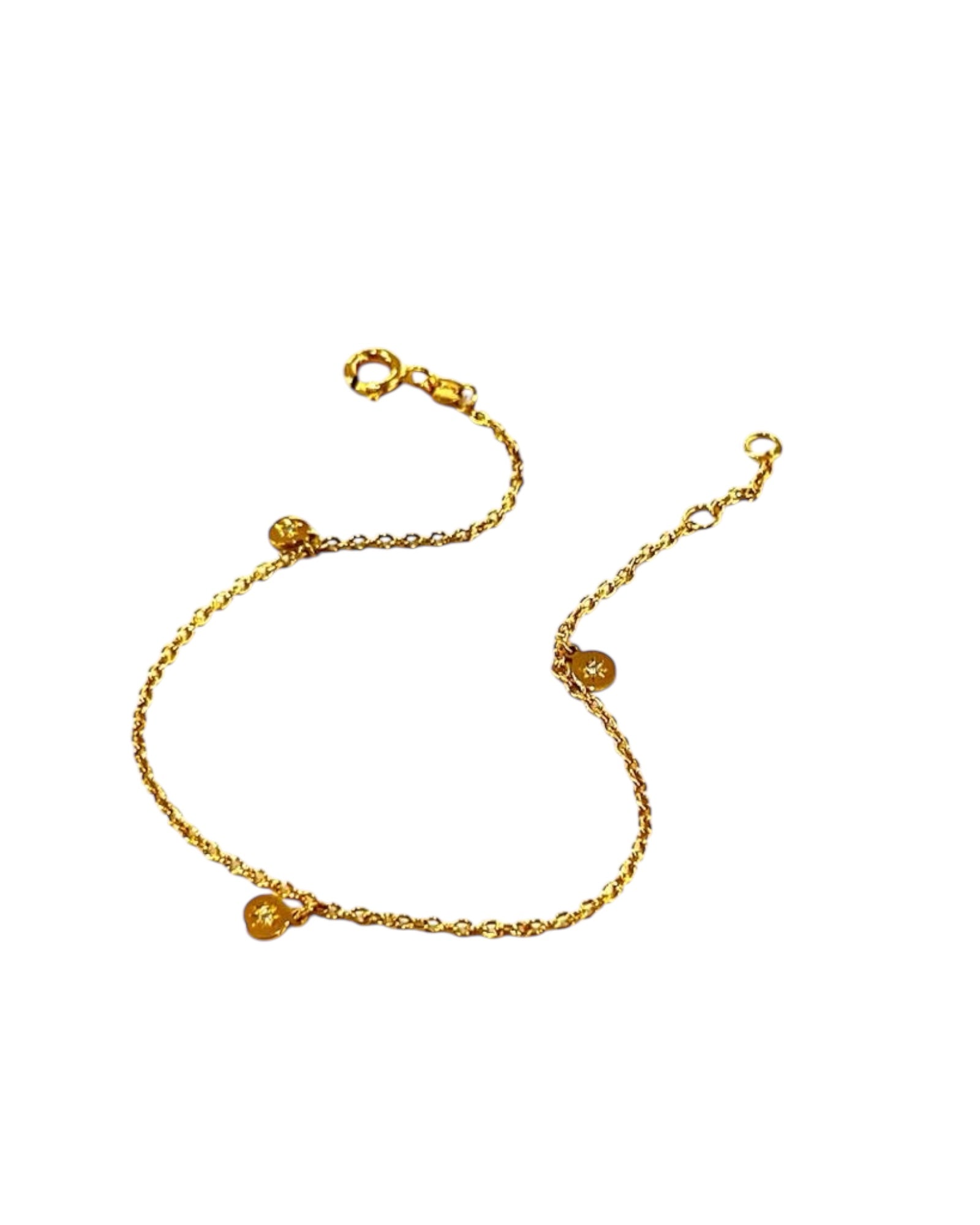 Pulseira Brilhos Ouro