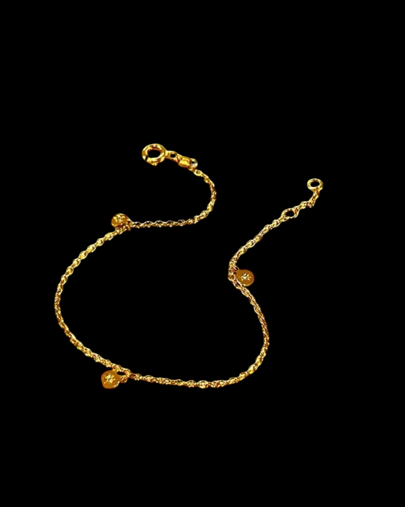 Pulseira Brilhos Ouro