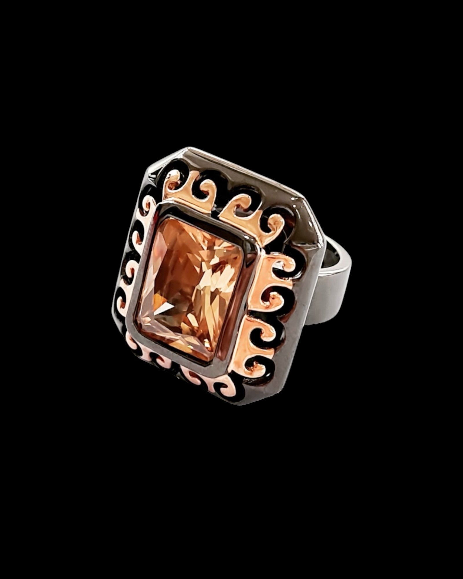 Stone Color and Silver Ring