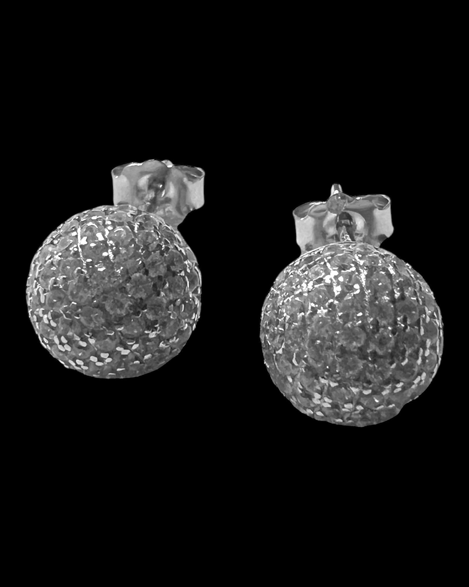 Silver Sparkle Earrings