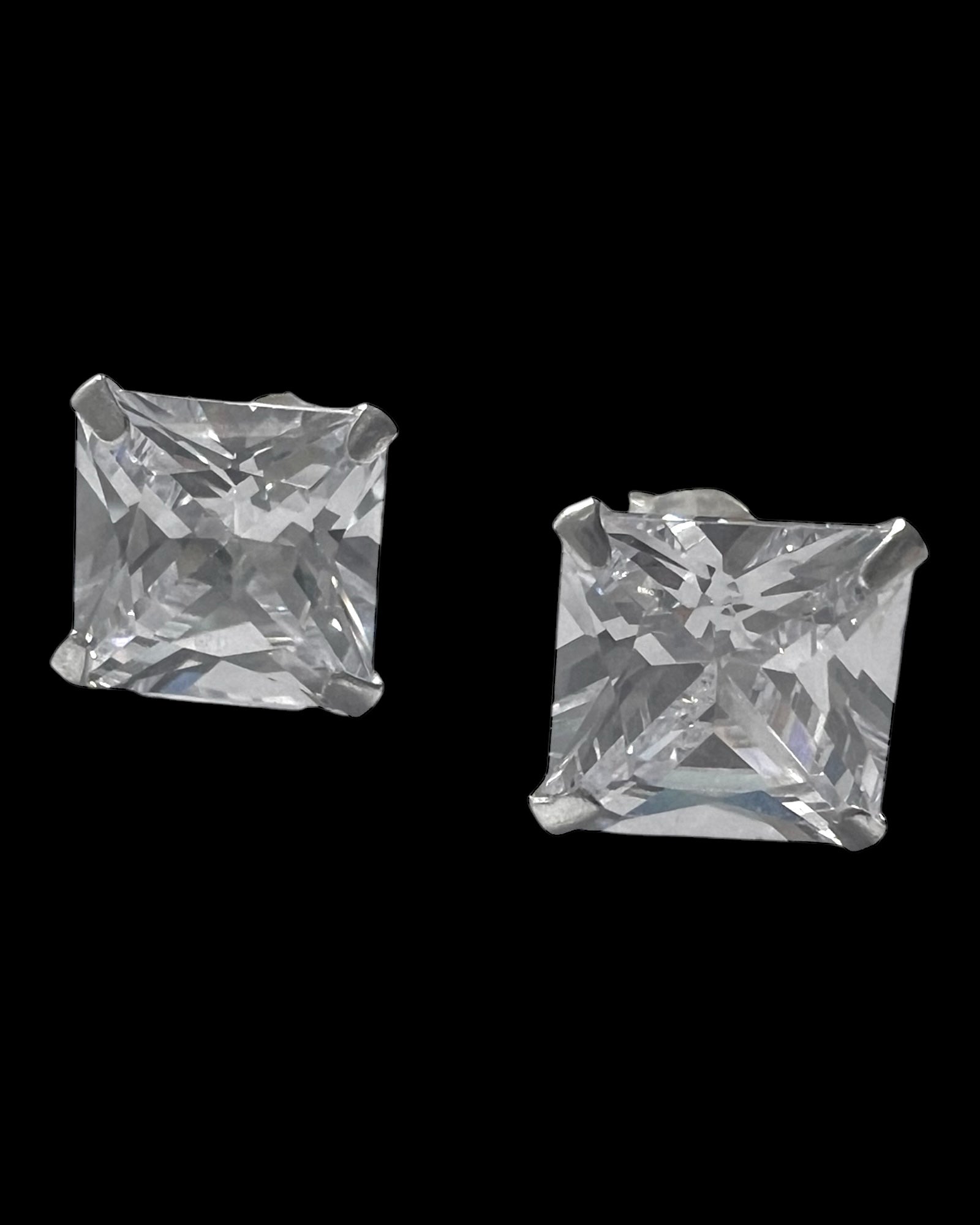 Brincos Solitários em Prata