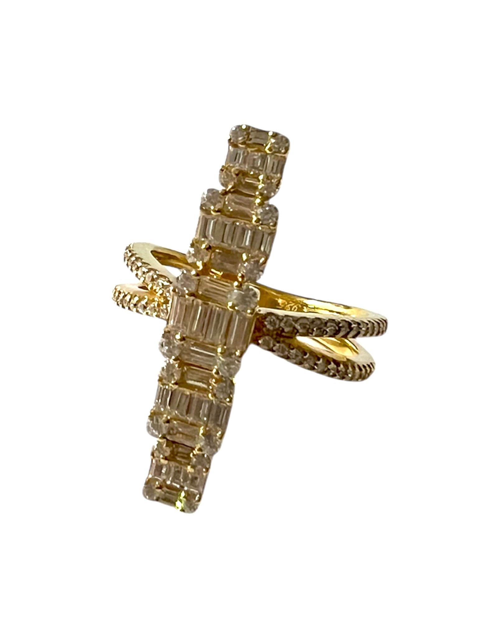 Gold Silver Sparkle Ring