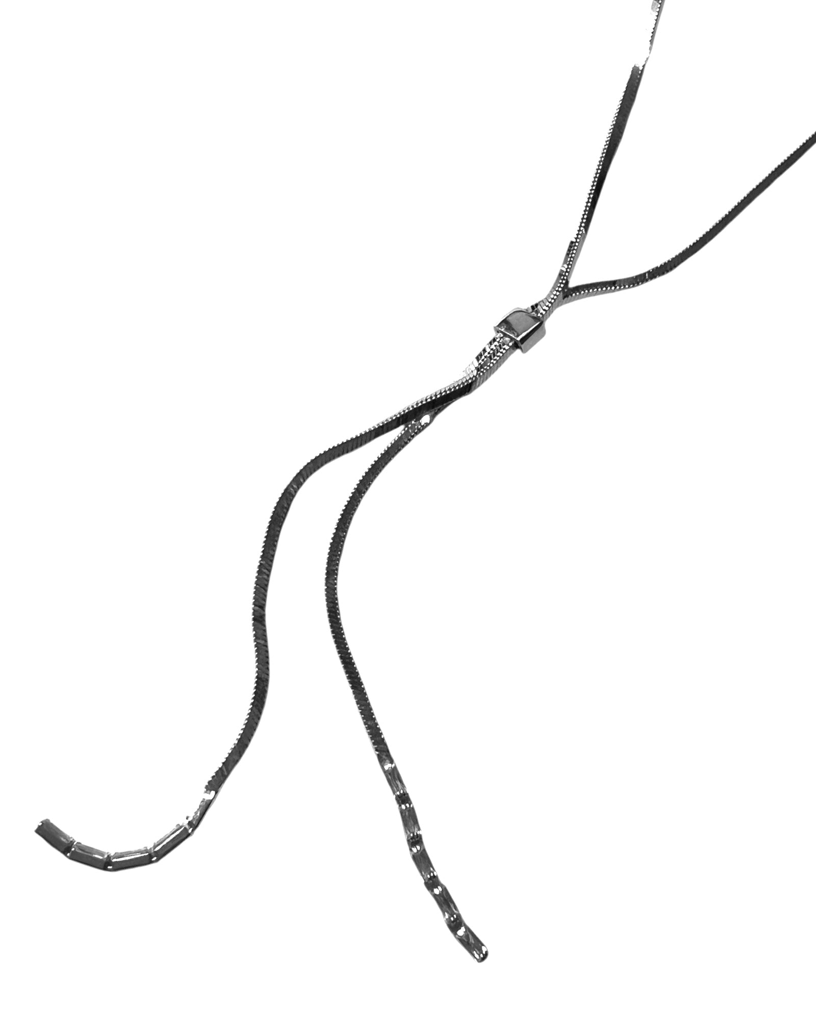 Long Silver Necklace