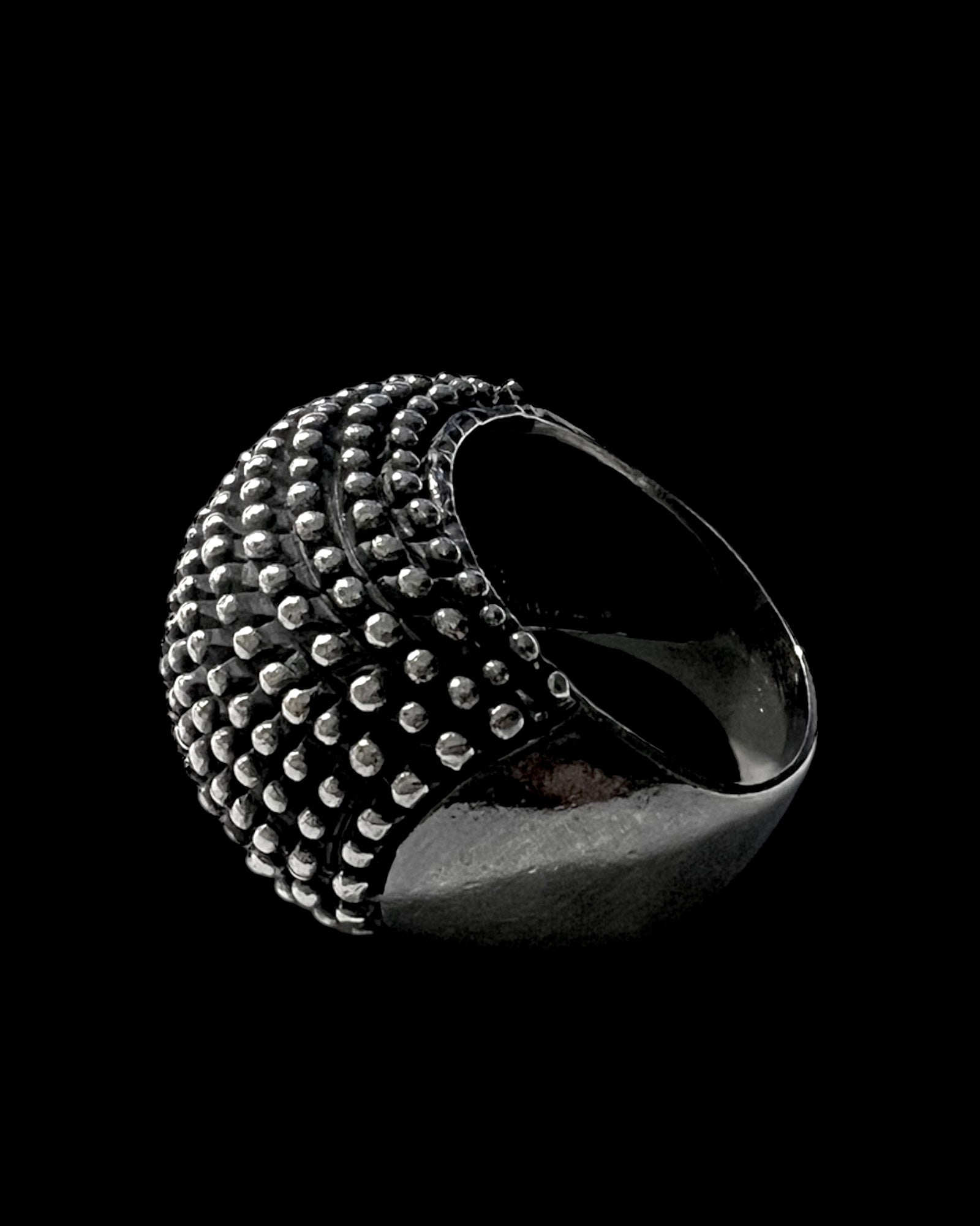 Darkened Silver Ring