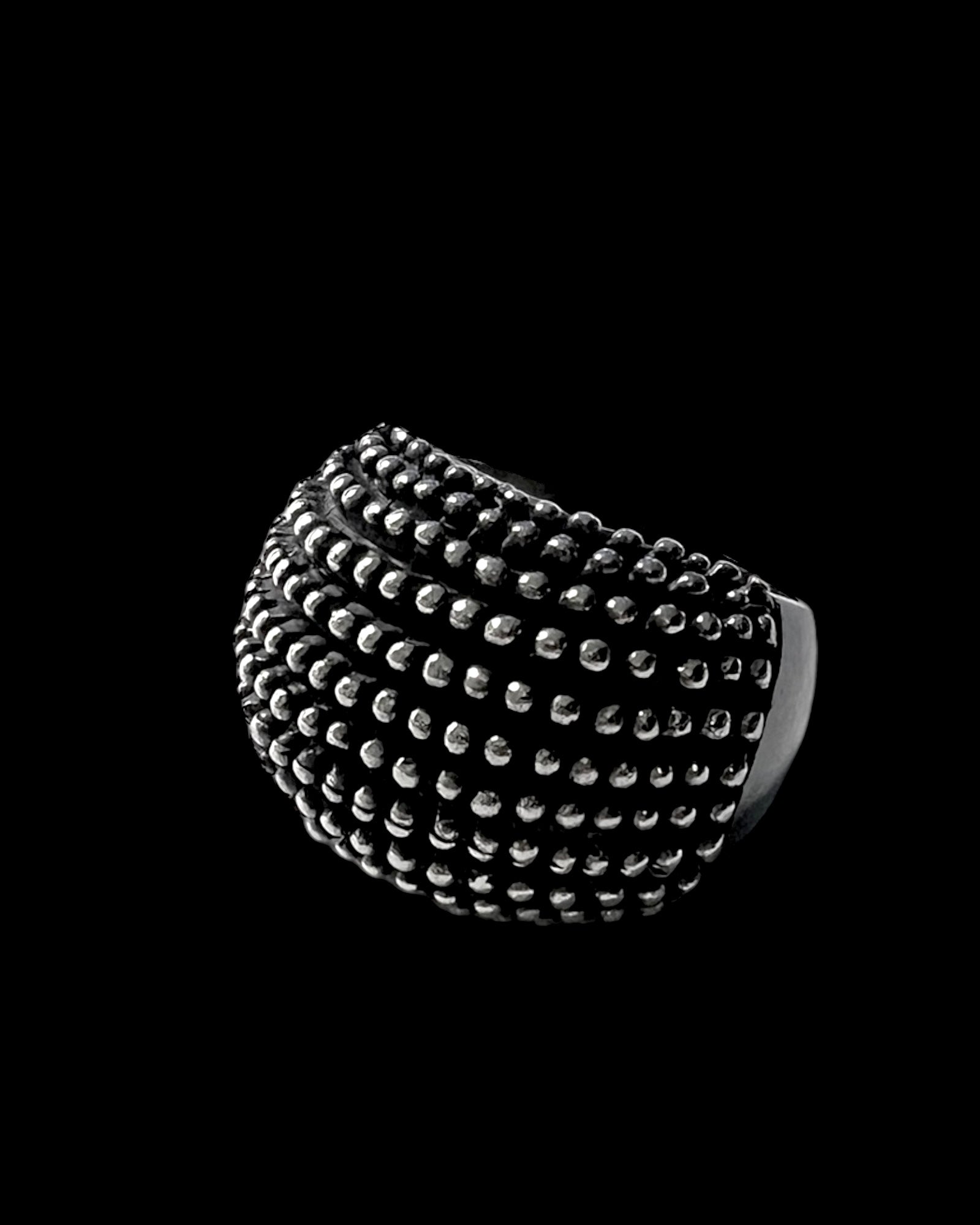 Darkened Silver Ring